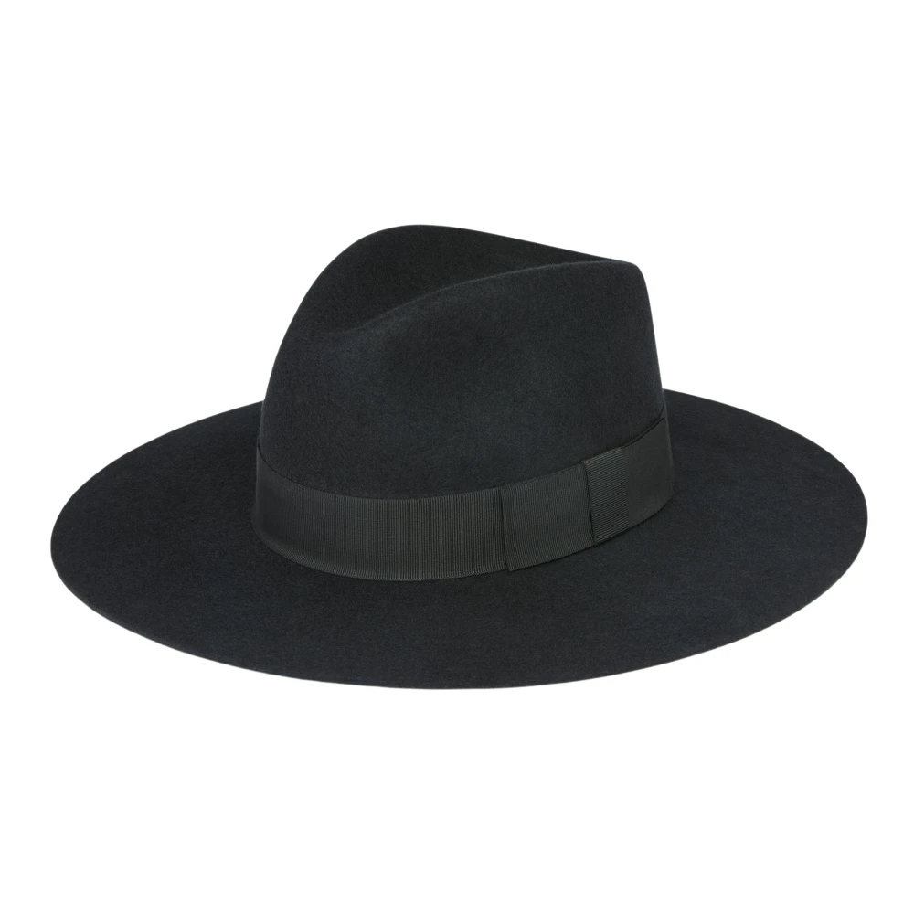 Nina Ricci Black Accessories, Female, 58 Cm, Felt Fedora Hat