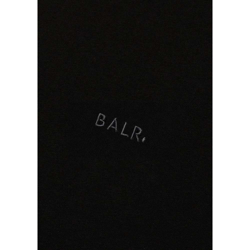 Balr. Logo Crewneck Sweatshirt Jet Black Heren