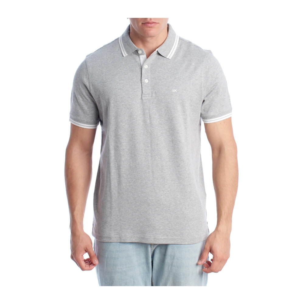 Michael Kors Men's Gray Polo Shirts, M, Polo Shirts