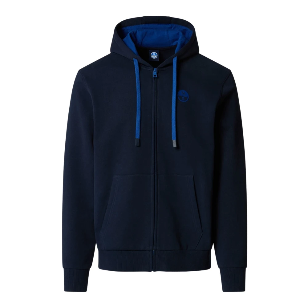 North Sails Men's Blue Zip-Throughs, 3XL, Full Zip Hoodie