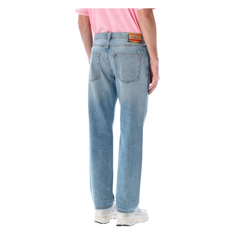 Diesel Lichtblauwe Gewassen Denim Jeans Blue Heren