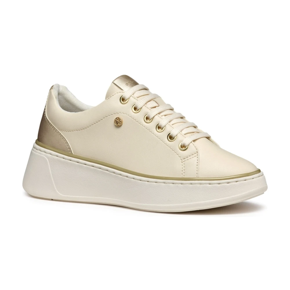 Geox Women's Beige Trainers - Sneakers - 6 Uk - Shoes