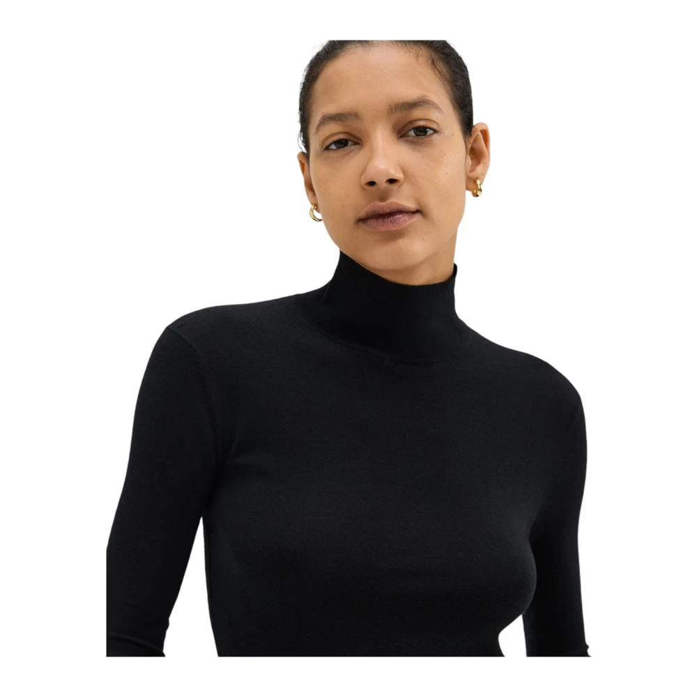 Theory Zwarte Coltrui Trui Black Dames