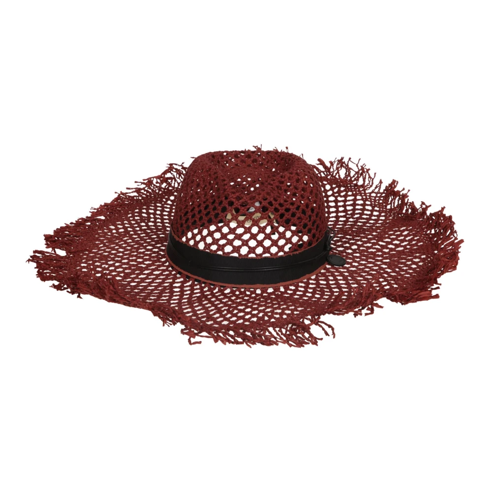 Catarzi 1910 Stijlvolle Hoed voor Modieuze Look Red Dames