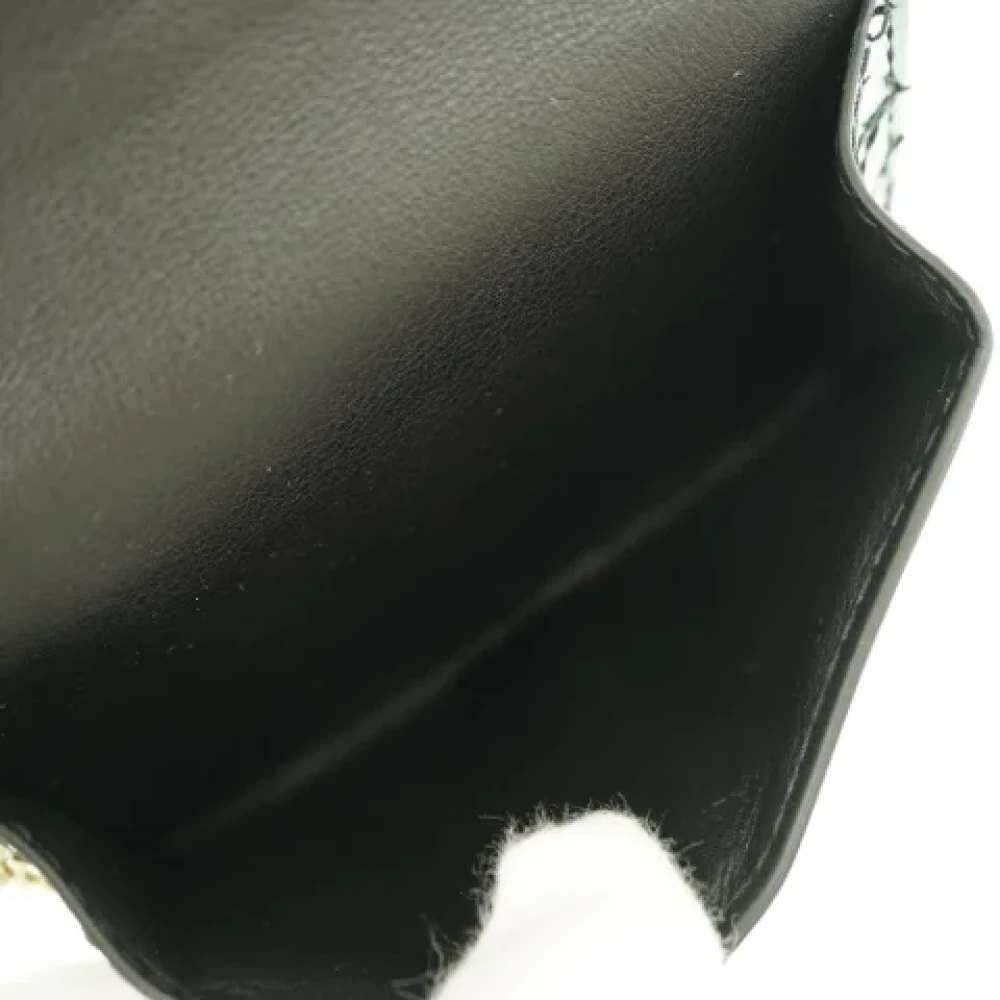 Dior Vintage Pre-owned Leather shoulder-bags Black Dames