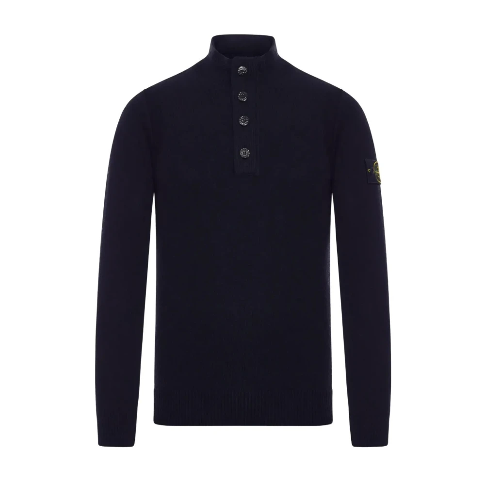 Stone Island Blue Turtlenecks, Male, 2XL, Maglia Rws
