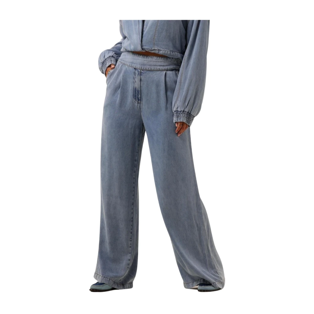 Aaiko Stijlvolle Rocia Ten 522 Broek Blue Dames