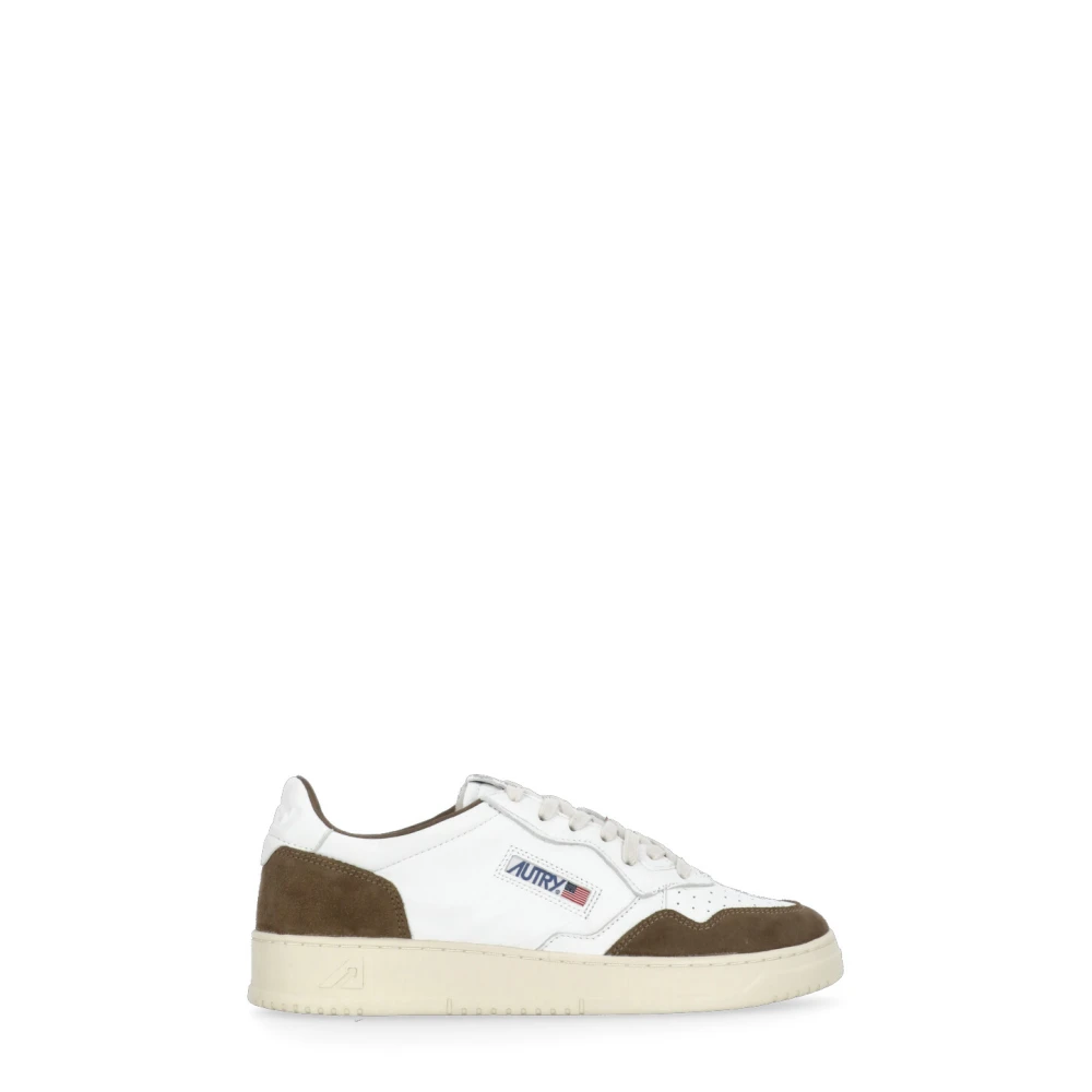 Autry Men's White Sneakers, 10 Uk, Medalist Low Trainers