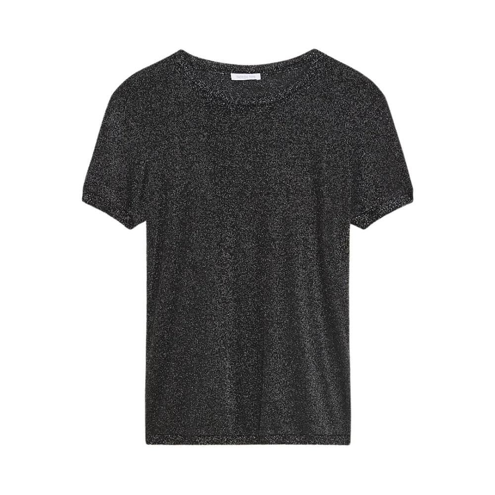 PATRIZIA PEPE Essentiële korte mouw top Black Dames
