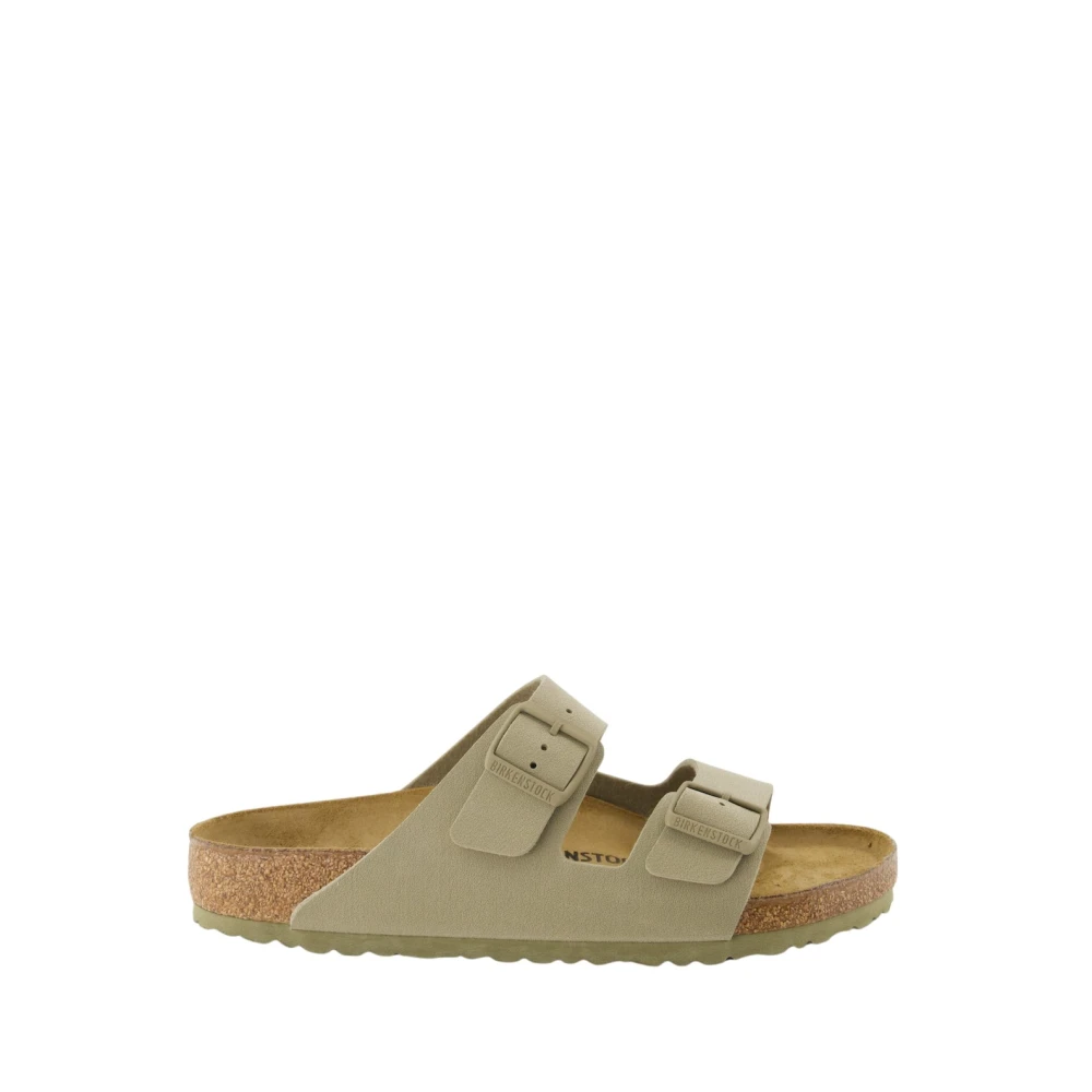 Birkenstock Men's Green Arizona Birko-Flor Sandals - Sliders - 9 Uk - Shoes