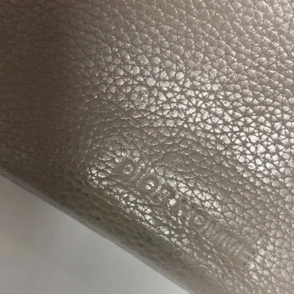 Dior Vintage Pre-owned Leather dior-bags Gray Heren
