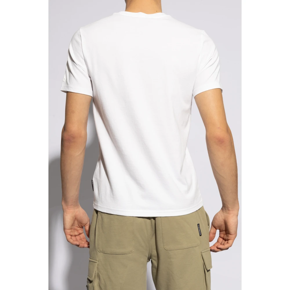 Moose Knuckles T-shirt met logo White Heren