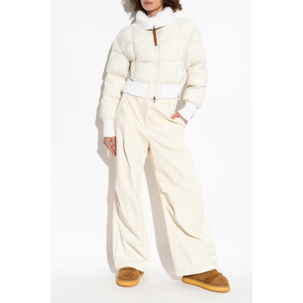 Moncler Donsjack Jadeiet Beige Dames
