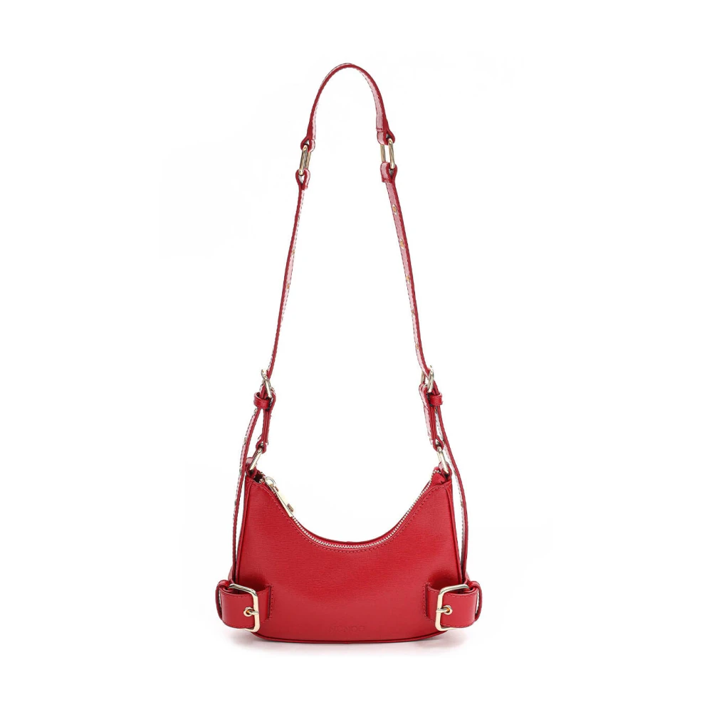 Núnoo Bright Red Palma Florence Tas Red Dames
