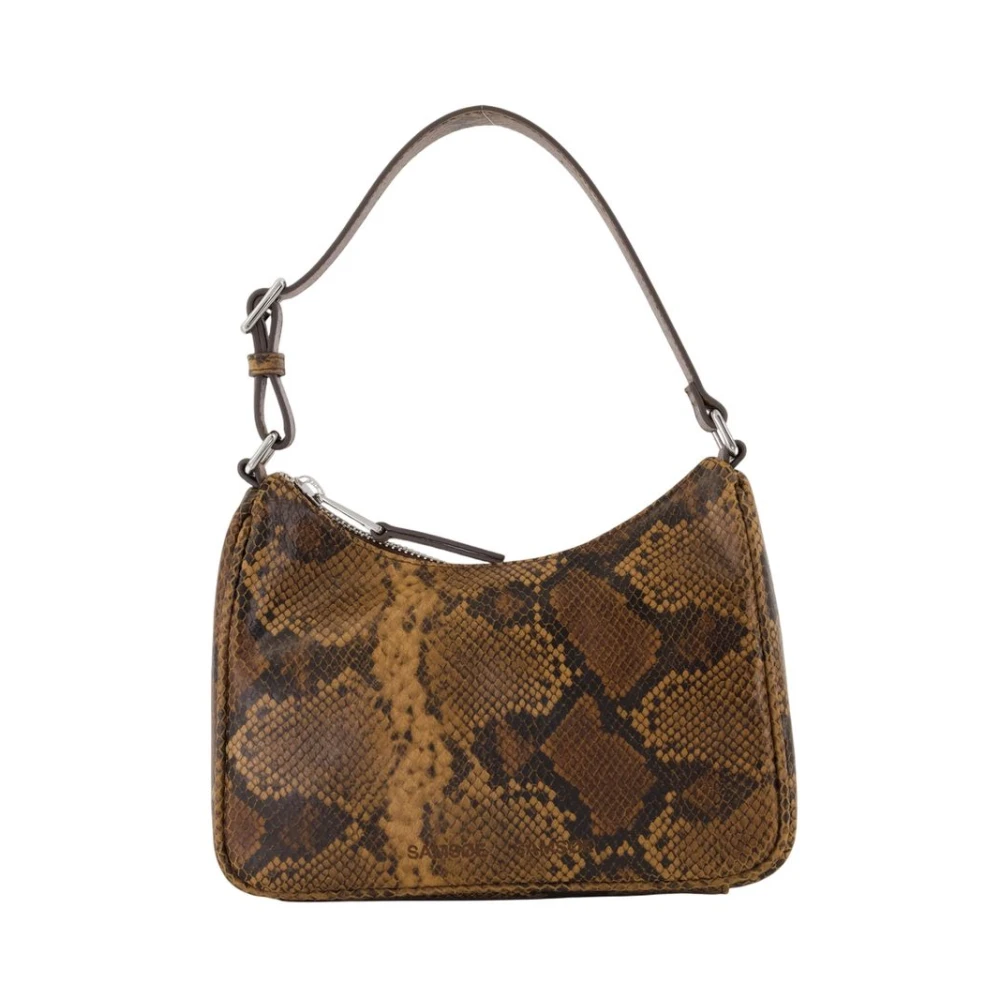 Samsøe Samsøe Women's Brown Synthetic Shoulder Purse - Shoulder Bags - One Size - Bags