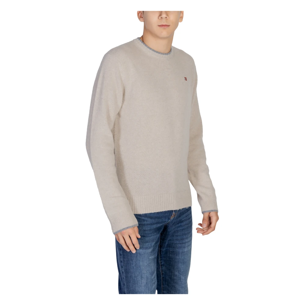 Napapijri Mannen Gebreide Kleding Collectie voor Herfst Winter Beige Heren