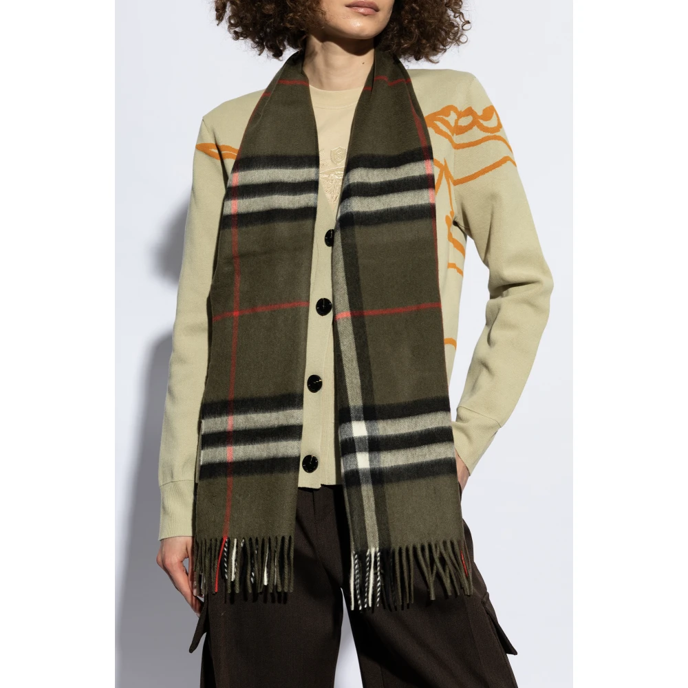 Burberry Kasjmier sjaal Green Unisex