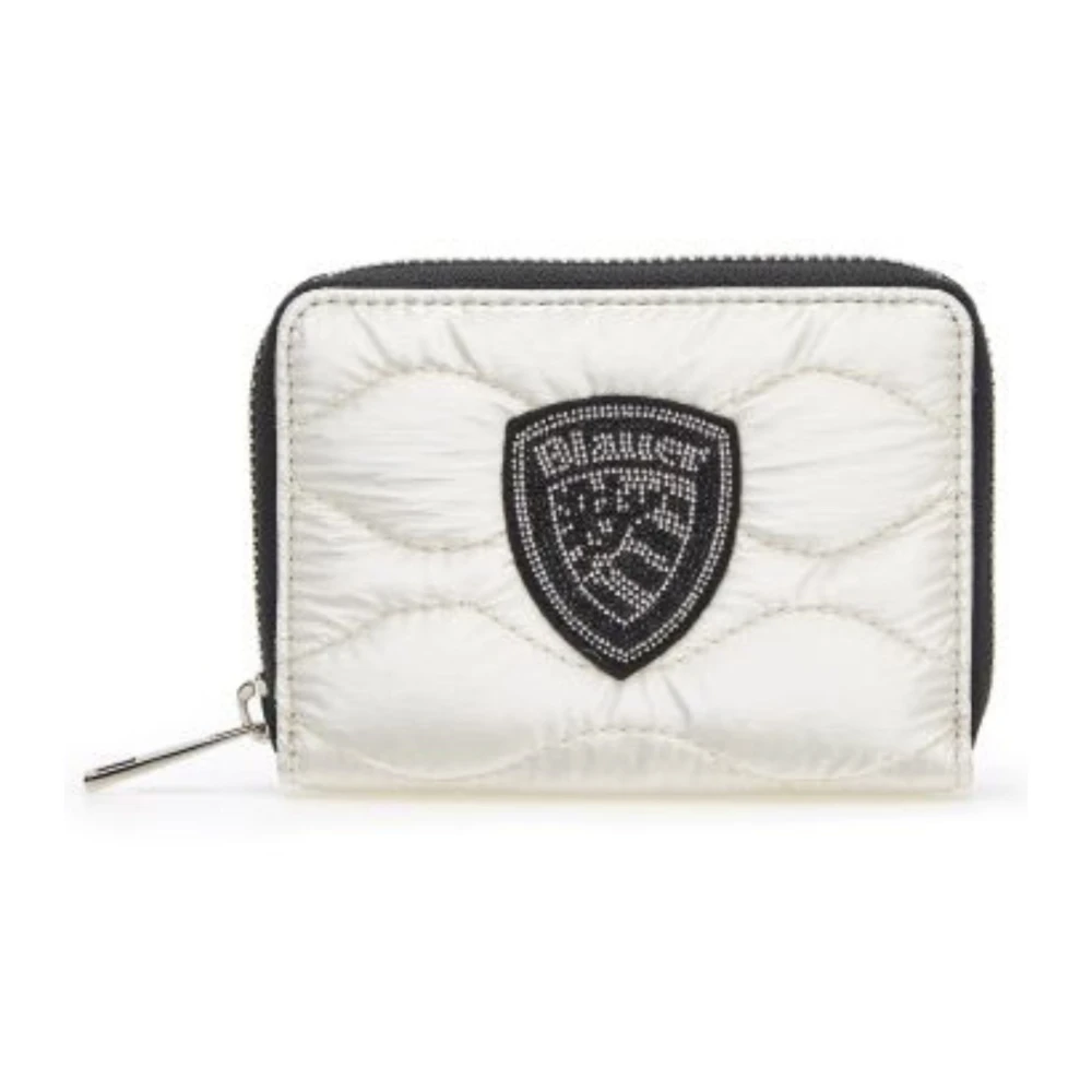 Blauer Women's White Wave Pattern Zip Around Wallet - Wallets & Cardholders - One Size - Accessories
