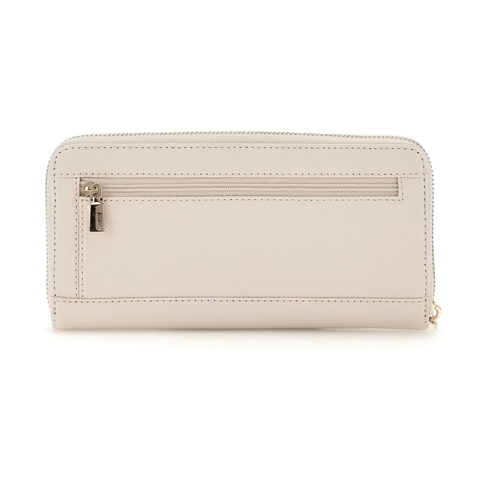 Guess Laurel Kaarthouder Portemonnee Beige Dames