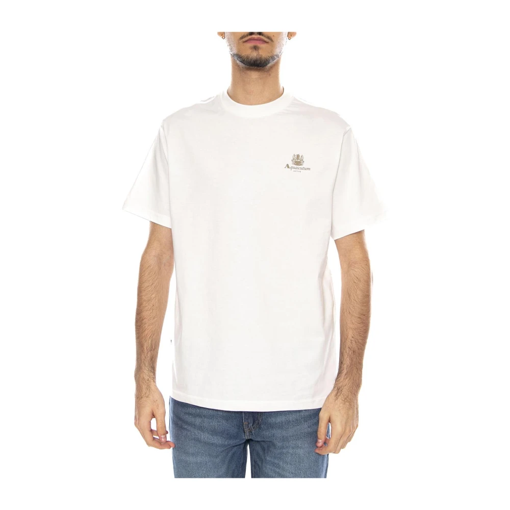 Aquascutum Homme Blanc - T-Shirt Ras Du Cou - Tops - Taille: Xl