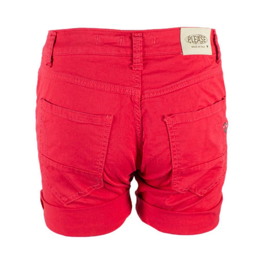 Please Short Shorts Red Dames