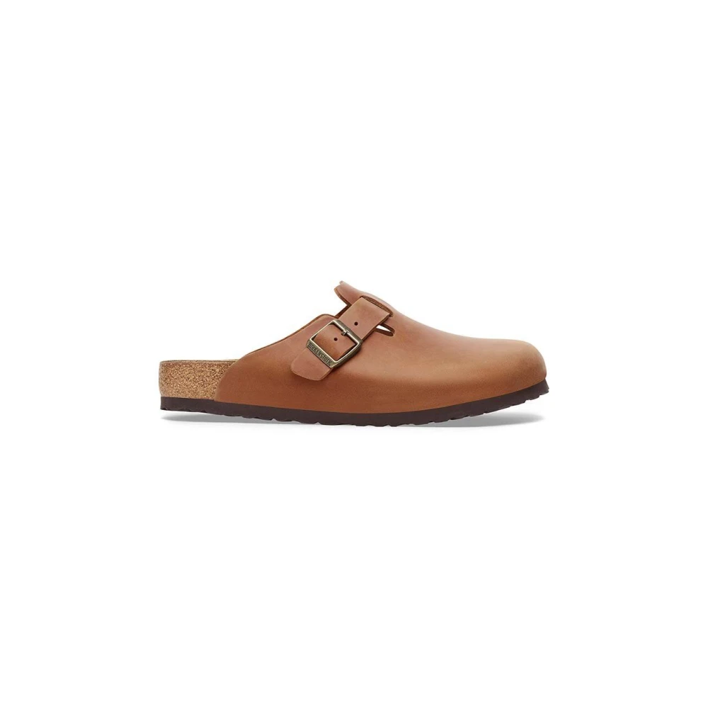 Birkenstock Donna Marrone - Boston Sandali In Pelle Oliata - Shoes - 37 Eu - Immagine 5