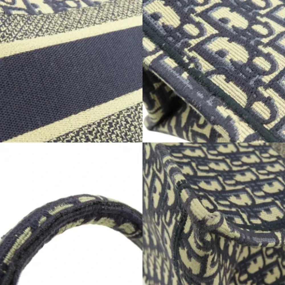 Dior Vintage Pre-owned Canvas totes Blue Dames