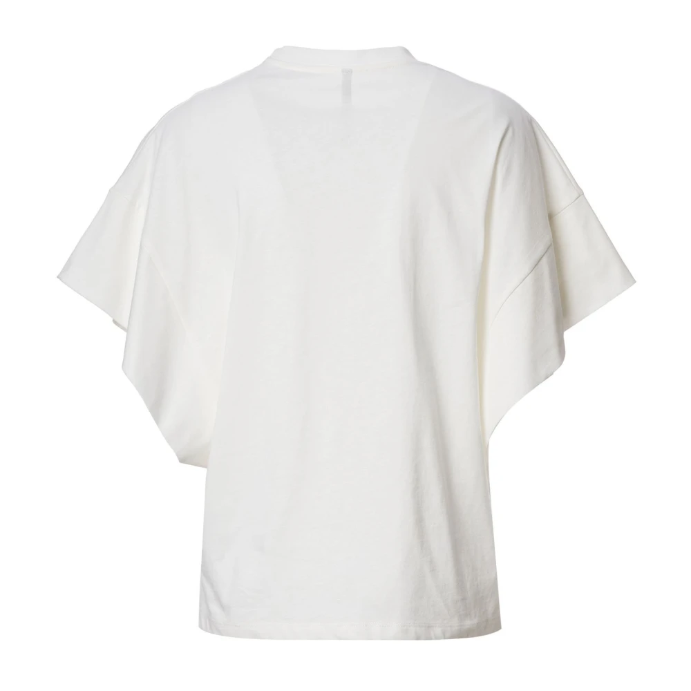Manila Grace Bedrukt T-shirt voor Vrouwen White Dames