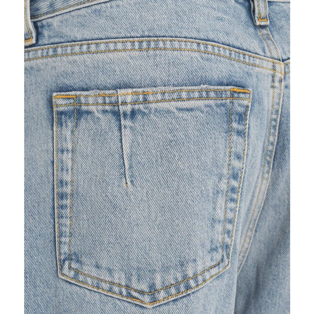 Won Hundred Blauwe Straight Fit Jeans voor Vrouwen Blue Dames