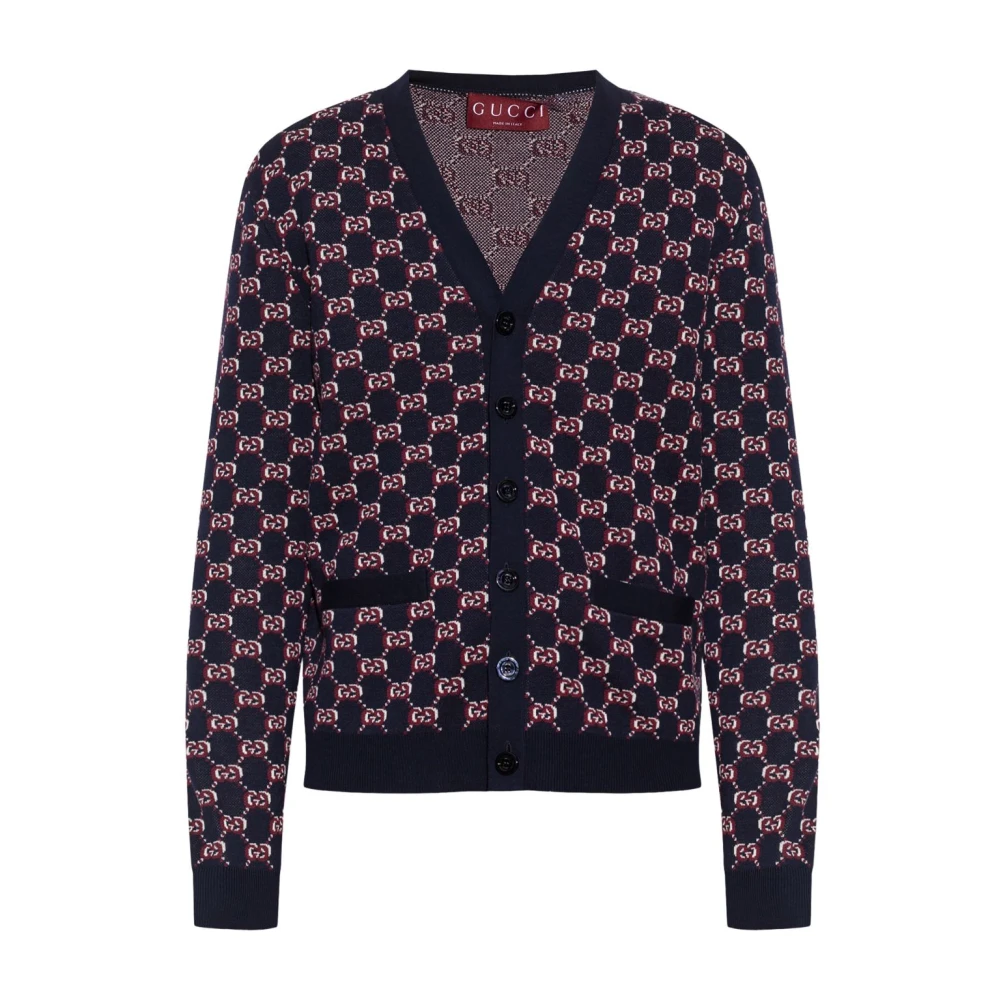 Gucci Monogram Wollen Trui Multicolor Heren