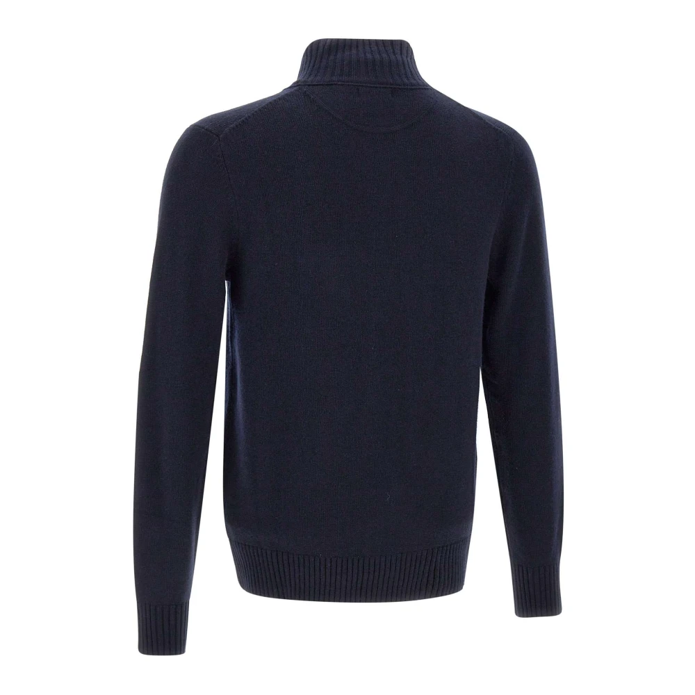 Sun68 Heren Wol Vest Marineblauw Blue Heren
