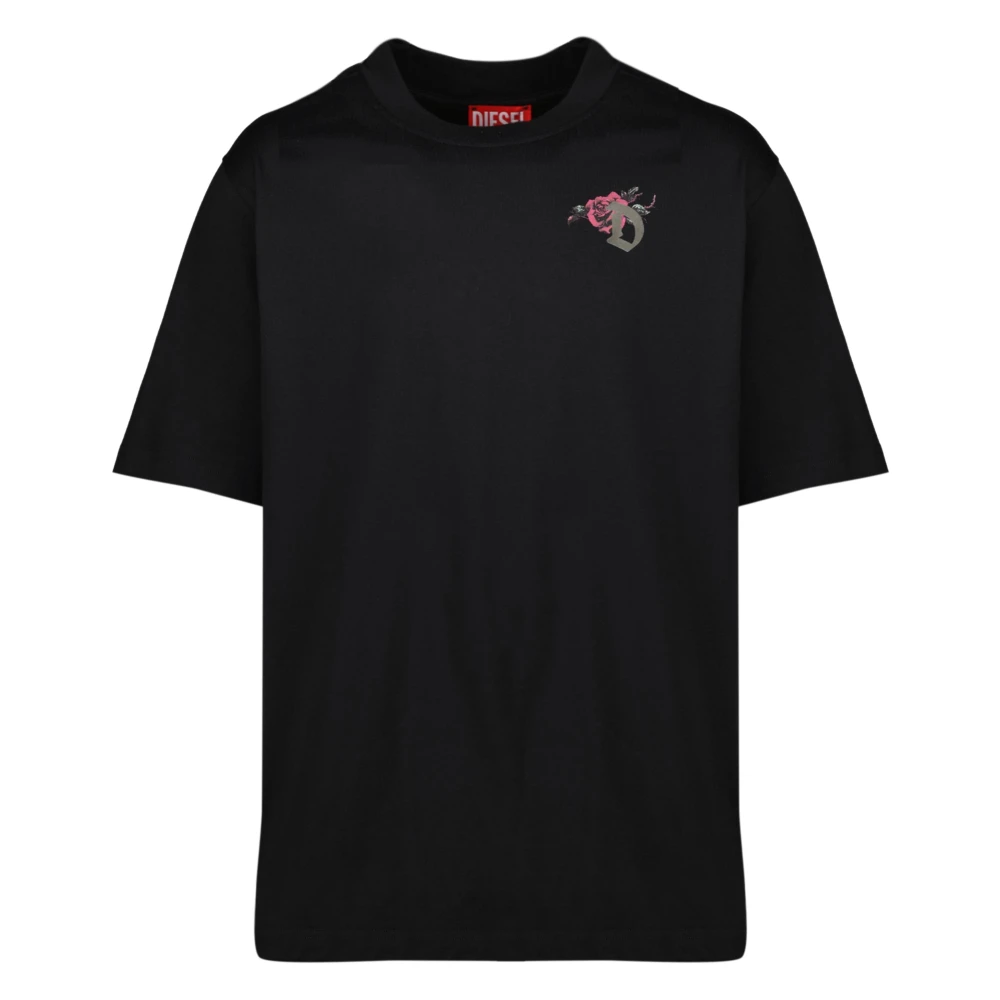 Diesel Men's Black T-Boggy T-Shirt - T-Shirts - Xs - Tops