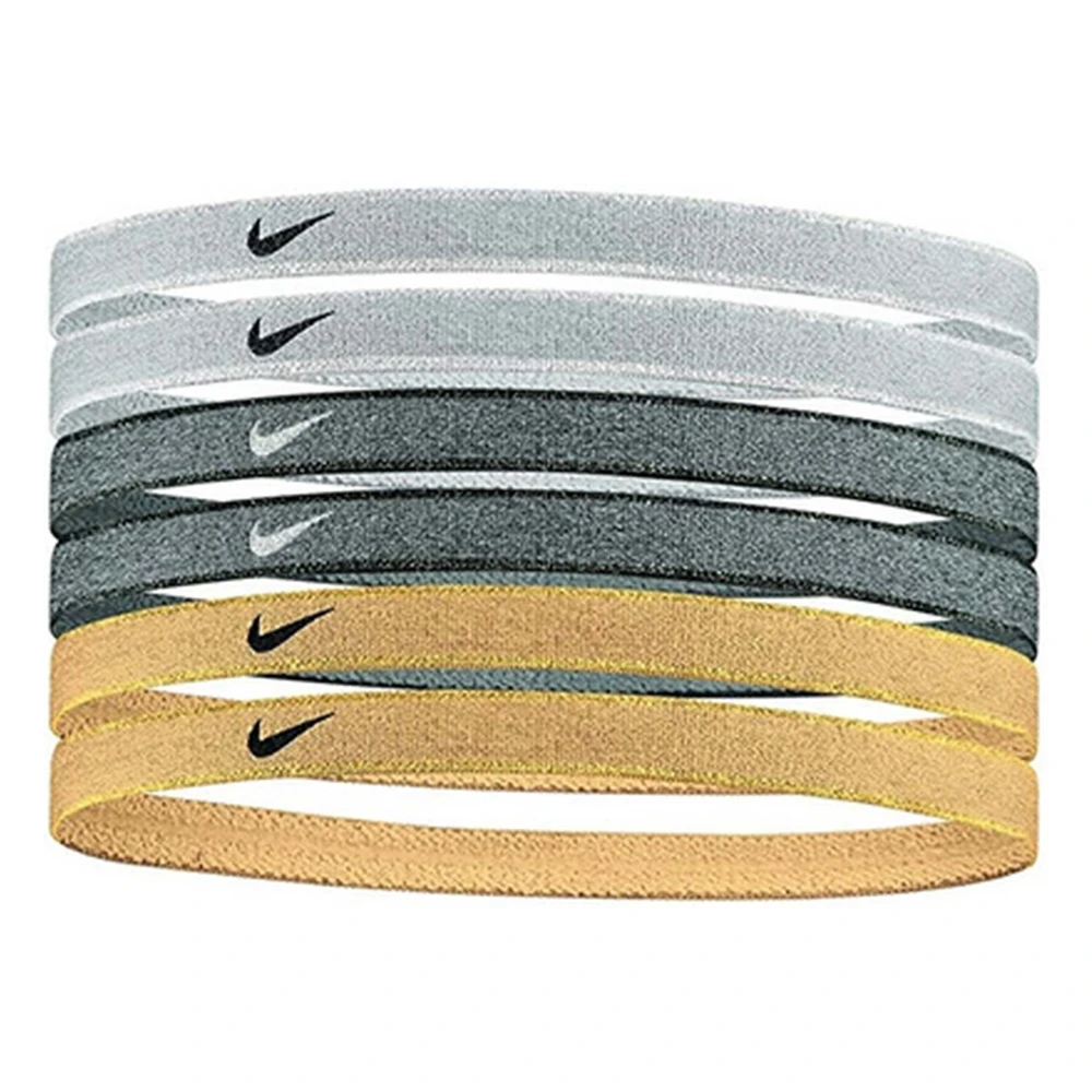Nike Swoosh Sport 6 Pk Metallic Headband Multicolor Dames