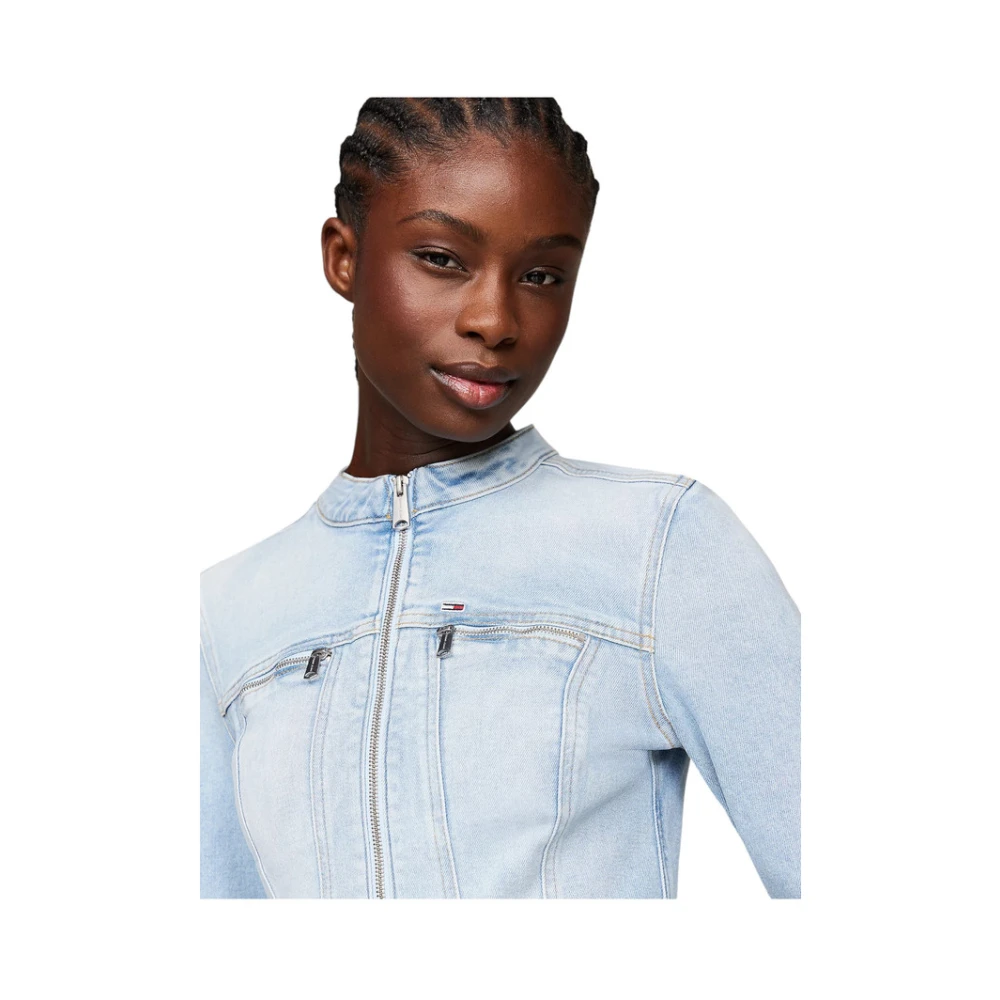 Tommy Jeans Denim Jack Blue Dames