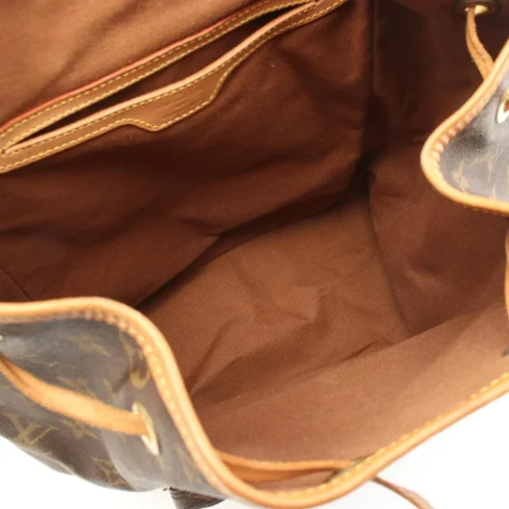 Louis Vuitton Vintage Pre-owned Canvas backpacks Brown Dames