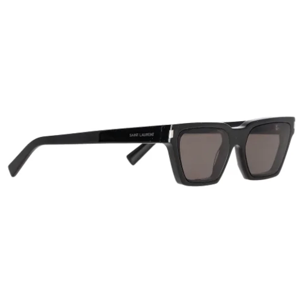Yves Saint Laurent Vintage Pre-owned Acetate sunglasses Black Dames