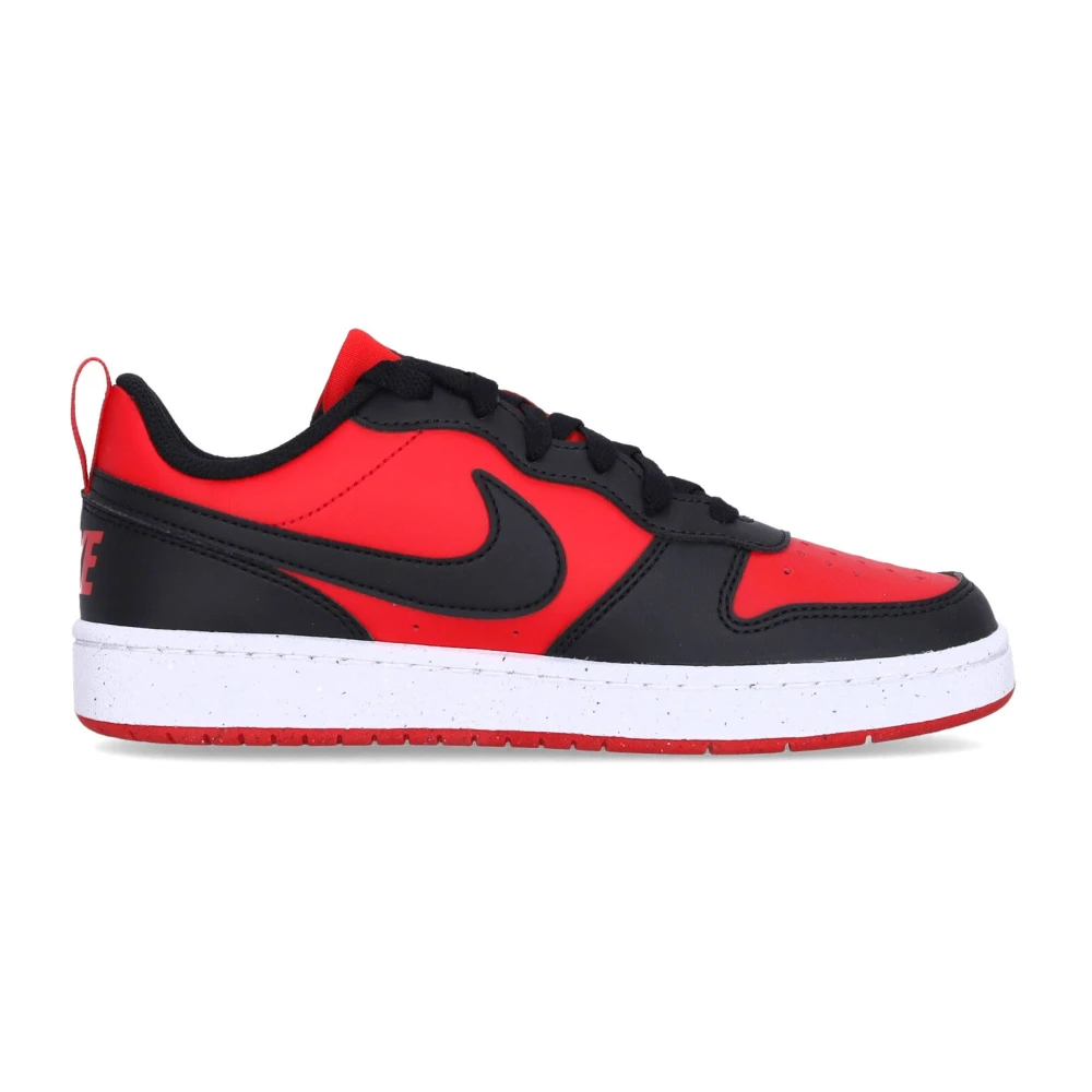 Nike Women's Red Low Court Borough Recraft Sneaker