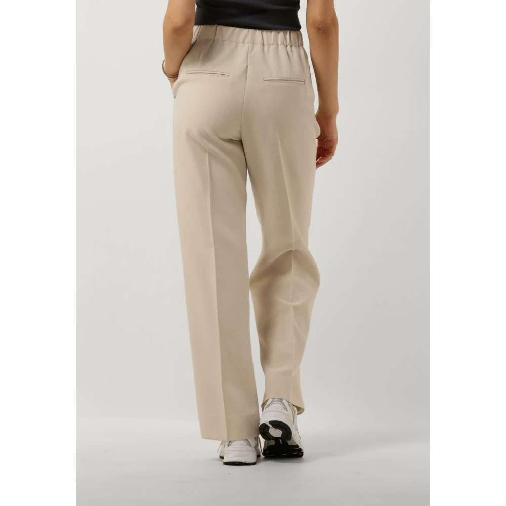 Second Female Evie Classic Broek Second Dames Beige Dames