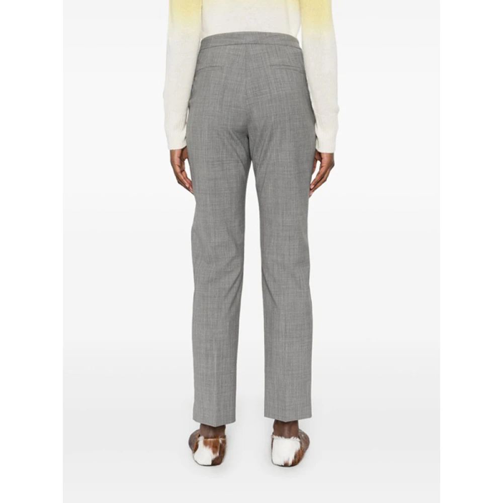 Fabiana Filippi Grijze Broek met Diamantdetail Gray Dames