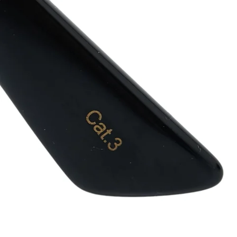 Gucci Vintage Pre-owned Plastic sunglasses Black Dames