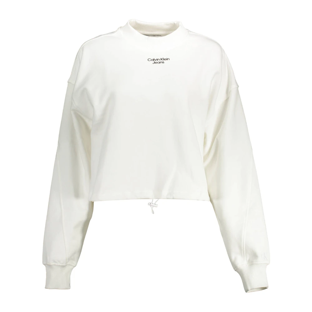 Calvin Klein Bianco Cotton Woman Sweatshirt - XL - Image 2