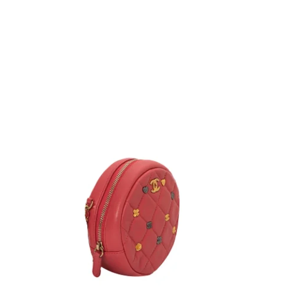 Chanel Vintage Pre-owned Leather chanel-bags Orange Dames