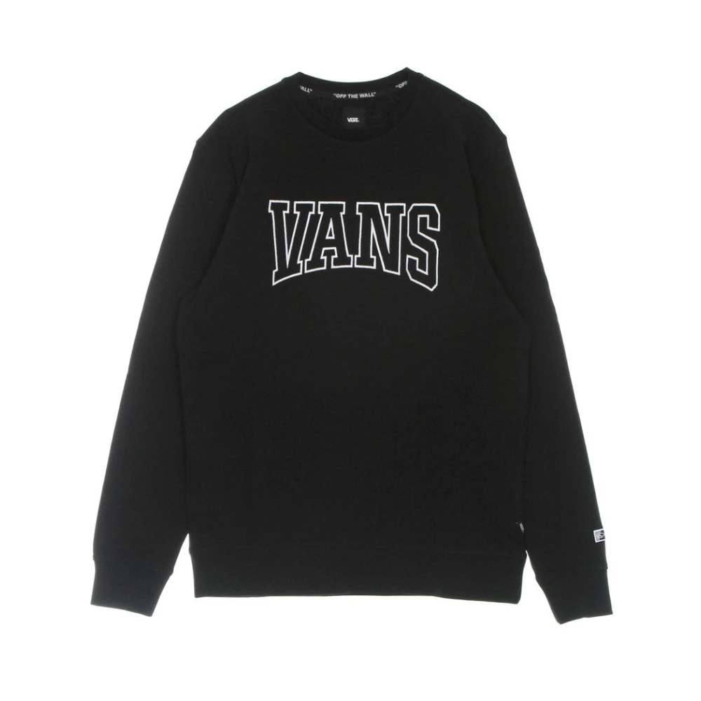 Vans Zwarte Lichtgewicht Crewneck Sweatshirt Black Heren