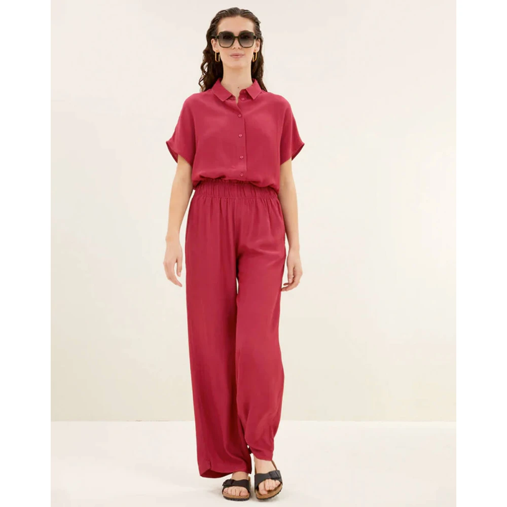 By-Bar Robyn Viscose Broek Pink Dames