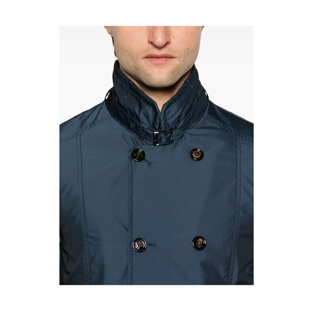 Moorer Donkerblauw Dubbelbreasted Buitenkleding Blue Heren