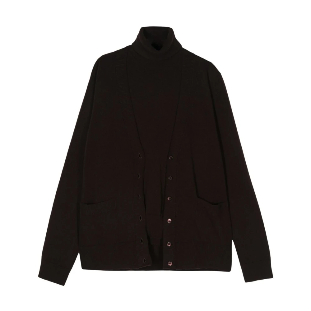 Seventy Donkerbruine Sweaters Collectie Brown Dames