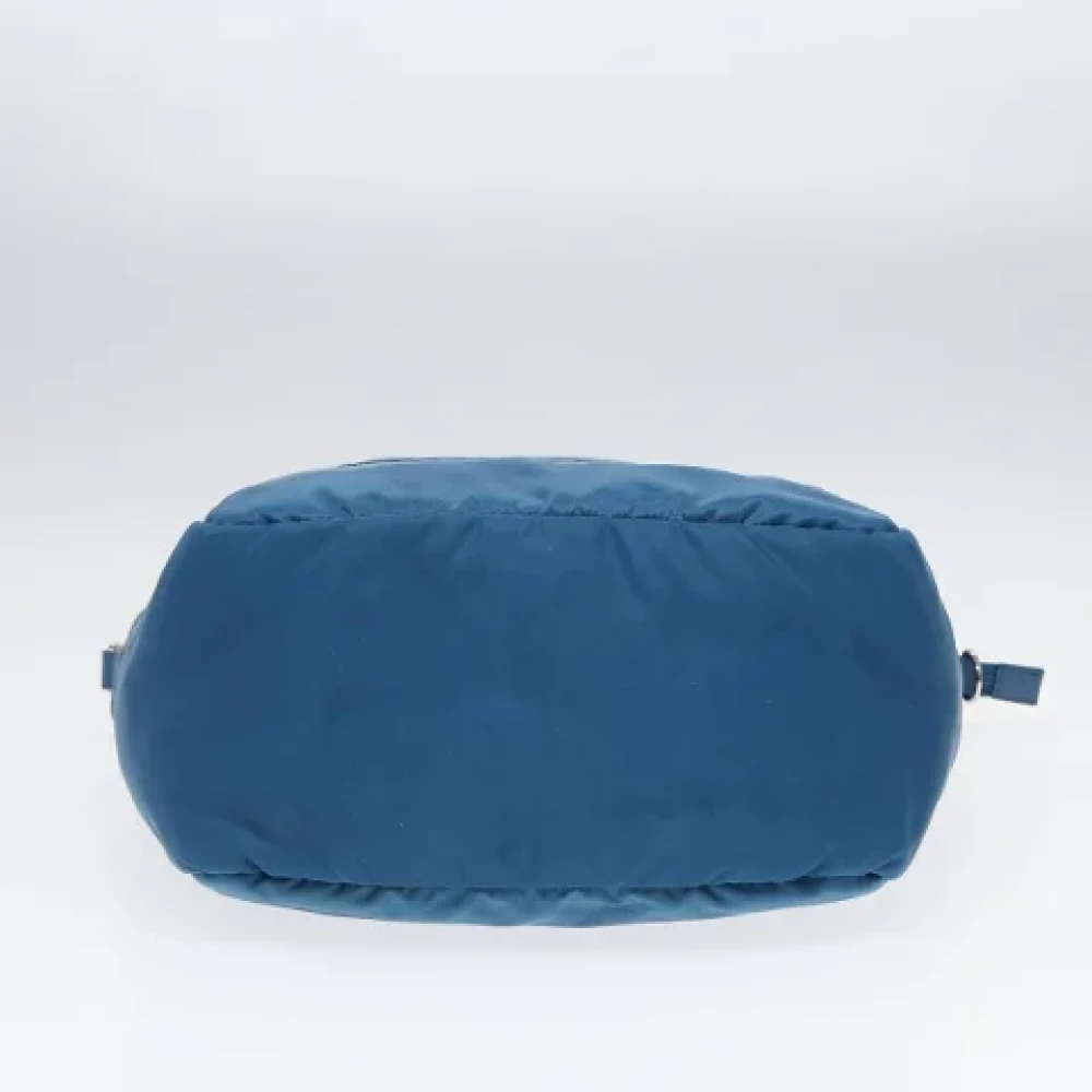 Prada Vintage Pre-owned Nylon prada-bags Blue Dames
