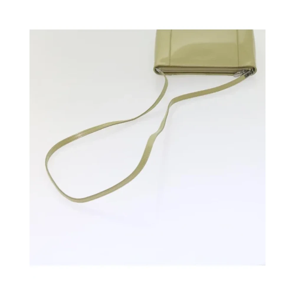 Dior Vintage Pre-owned Leather dior-bags Beige Dames