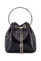 sac-noir-a-cordon-avec-poignee-en-metal