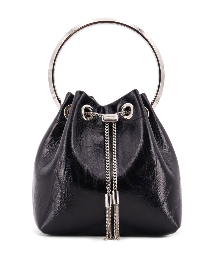 sac-noir-a-cordon-avec-poignee-en-metal